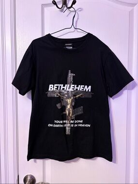 Bethlehem Graphic Black Tee